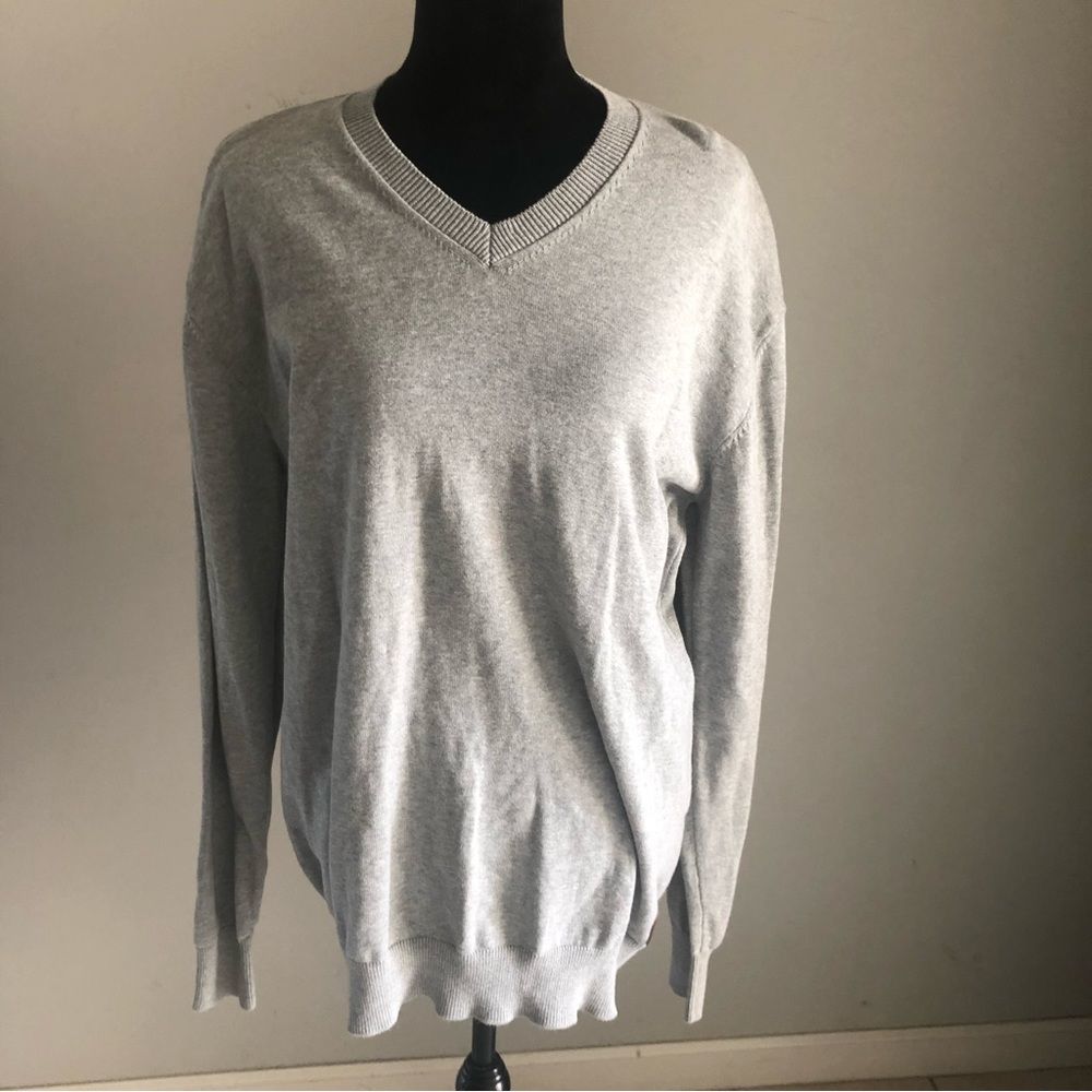 GALLERY SEVEN Cotton Mens Sweater - Lightweight V Neck Men’s Pullover